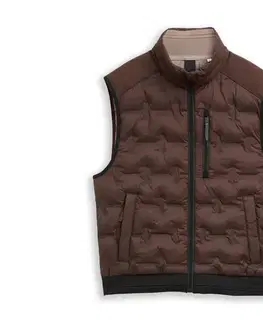 Ľahká hybridná prešívaná bunda Tom Tailor, java dark brown