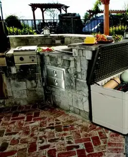 Záhradný úložný box 495l plastový Dekorhome
