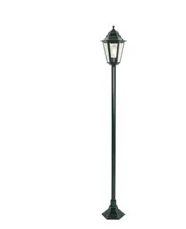 Klasické stojace vonkajšie svietidlo tmavozelené 170 cm IP44 - New Orleans