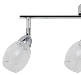 LED stropná lampa SMD 58cm RICO CHROME