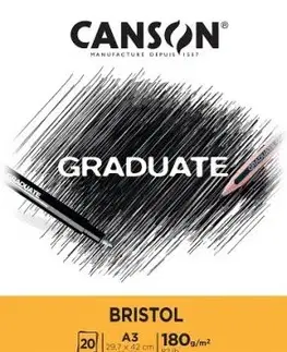 Canson Graduate Bristol 180 g 20 listov A3