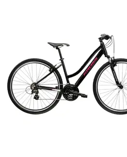Kross Evado 2.0 28" - model 2025 čierna / ružová / lesk - L (19", 168-180 cm)