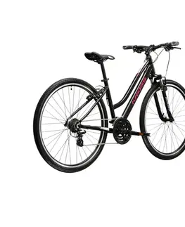 Kross Evado 2.0 28" - model 2025 čierna / ružová / lesk - L (19", 168-180 cm)