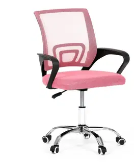 Autronic KA-L103 PINK Kancelárska stolička