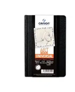 CANSON Art Book UNIVERSAL 96g , 112 listov, 10,2x15,2cm, knižná väzba