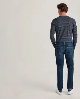 Džínsy, modrý denim