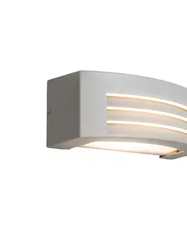Moderná nástenná lampa sivá IP44 - Hurricane 1
