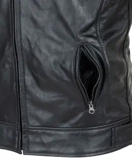 W-TEC Black Heart Wings Leather Jacket čierna - XXL