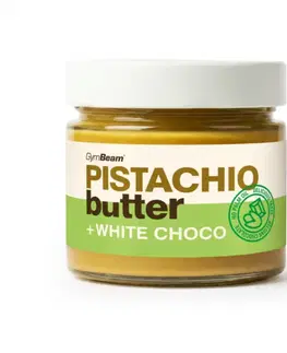 GymBeam Pistachio butter with white chocolate