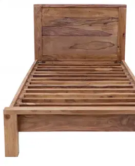 Posteľ Kali 90x200 indický masív palisander
