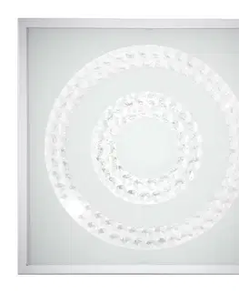 Stropné svietidlo Lux Plafon 16W LED 4000K Biele Dvojkruhové