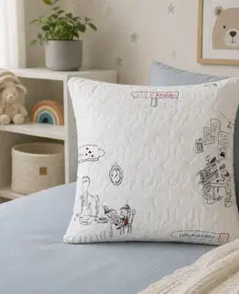 ArtFir Obliečky na vankúš STORY | krémová 40 x 40 cm
