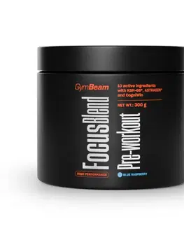 GymBeam Focus Blend Pre-workout modrá malina