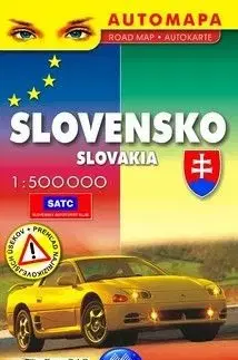 Slovensko automapa 1 : 500 000 Automapa Road map Autokarte