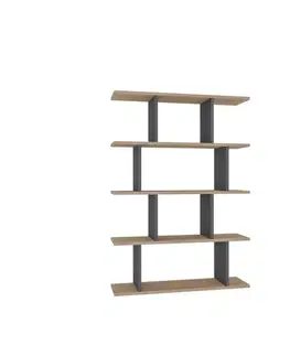 Knižnica Harmon - Oak, Anthracite