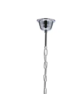 tienidlo na závesnú lampu Scordia chróm, biele a strieborné