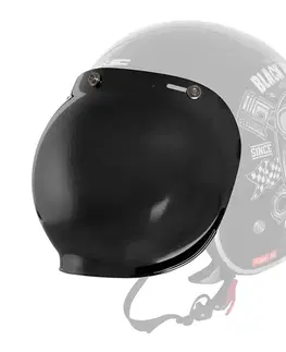 W-TEC Přídavné hledí k helmě Kustom a V541 dýmové