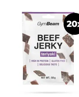 GymBeam Sušené mäso Beef Jerky teriyaki