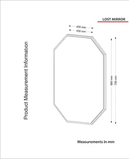 Zrkadlo Lost Walnut