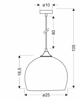 Závesná lampa PONTE 1x40W E27 čierna s olivovým tienidlom, moderné stropné svietidlo do kuchyne, jedálne, obývačky, minimalistický dizajn