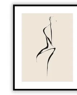 Dekoria Obraz Nude Linie II 40 x 50 cm, 40 x 50 cm