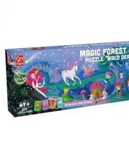 Metrové puzzle svietiaci Magický les HAPE - Hape