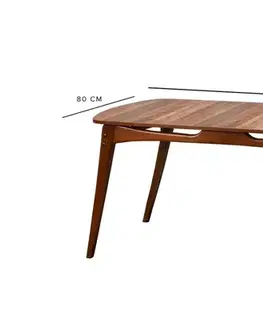 Set stola a stoličiek (5 kusov) Touch Wooden - Anthracite
