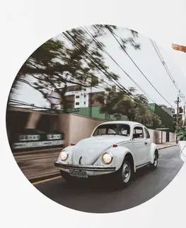 Nálepka na stenu z fotky - Vintage auto