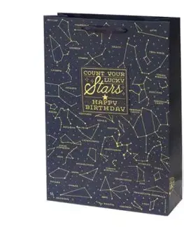 Legami Darčeková taška XL Stars LET'S CELEBRATE