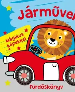 Járművek fürdőskönyv - színváltós, mágikus képekkel