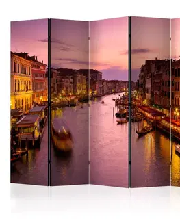 Paraván City of lovers, Venice by night Dekorhome