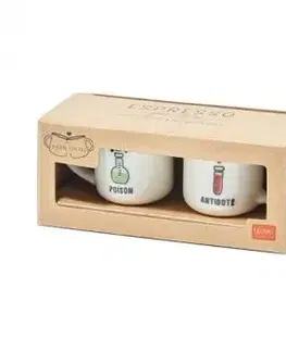 Legami Espresso hrnček pre dvoch Poison & Antidote HOME SWEET HOME - Legami