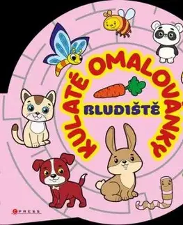 Kulaté omalovánky Bludiště - Michaela Bystrá Radvanová, Michaela Bystrá Radvanová