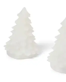 LED jedličky z pravého vosku, 2 ks, malý