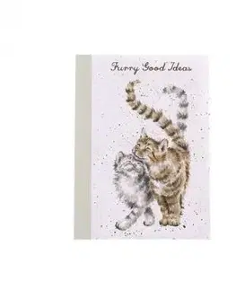 Zápisník A6 linajkový "Feline Good" Wrendale Designs – mačky
