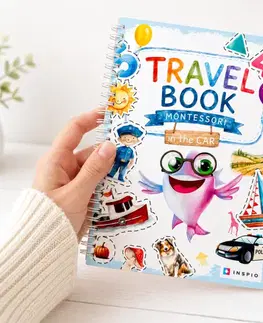 Montessori TRAVEL BOOK na cesty - 15 strán zábavy od INSPIO