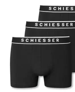 Boxerky SCHIESSER, 3 ks, čierne