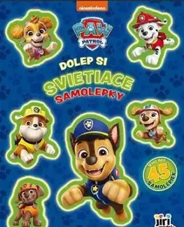 Dolep si svietiace samolepky Labková patrola