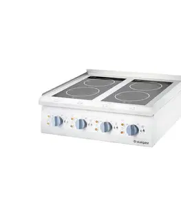 STALGAST Elektrický sklokeramický sporák – 4 Stalgast