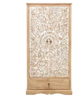 Skriňa Sita 120x200x60 indický masív mango