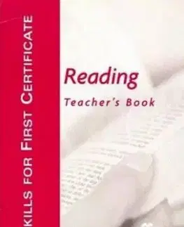 Skills for First Certificate Reading Teacher's Book - Malcolm Mann