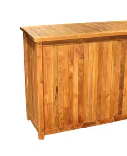 DEOKORK Teakový box LEONARDO 120 × 55 × 61 cm