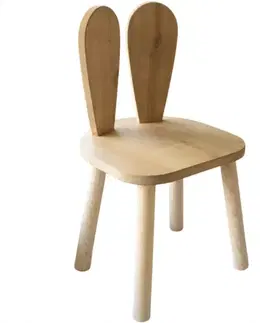 Detská stolička Bunny Chair - Brown