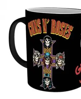 Guns´N Roses: kříž měnící se hrnek 295 ml