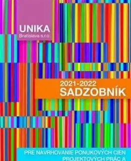 Sadzobník pre navrhovanie ponukových cien projektových prác a inžinierskych činností 2021-2022 - Elga Brogyányiová