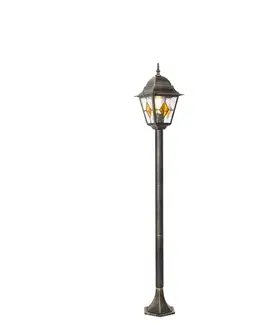 Vintage vonkajšia lampa Antigua starožitné zlato 120 cm