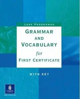 Grammar and Vocabulary for First Certificate with Key