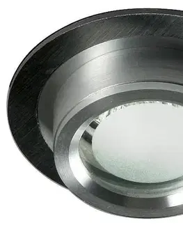 Stropné svietidlo MR16 hliníkové okrúhle čierne SC-01