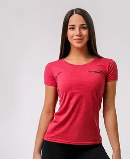 GymBeam Dámske tričko Basic Vintage Red  XS