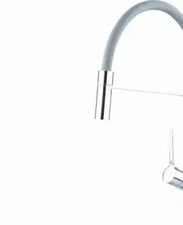 Kinekus Batéria stojánková, flexibilné horné rameno s premostením, 450mm, šedé, 25mm